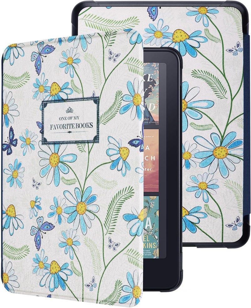 WALNEW Case for 7-inch Kindle Paperwhite 12th Gen 2024 and Colorsoft Signature Edition, Premium PU Leather Protective Cover for Kindle Paperwhite, Auto Wake/Sleep - Image 1